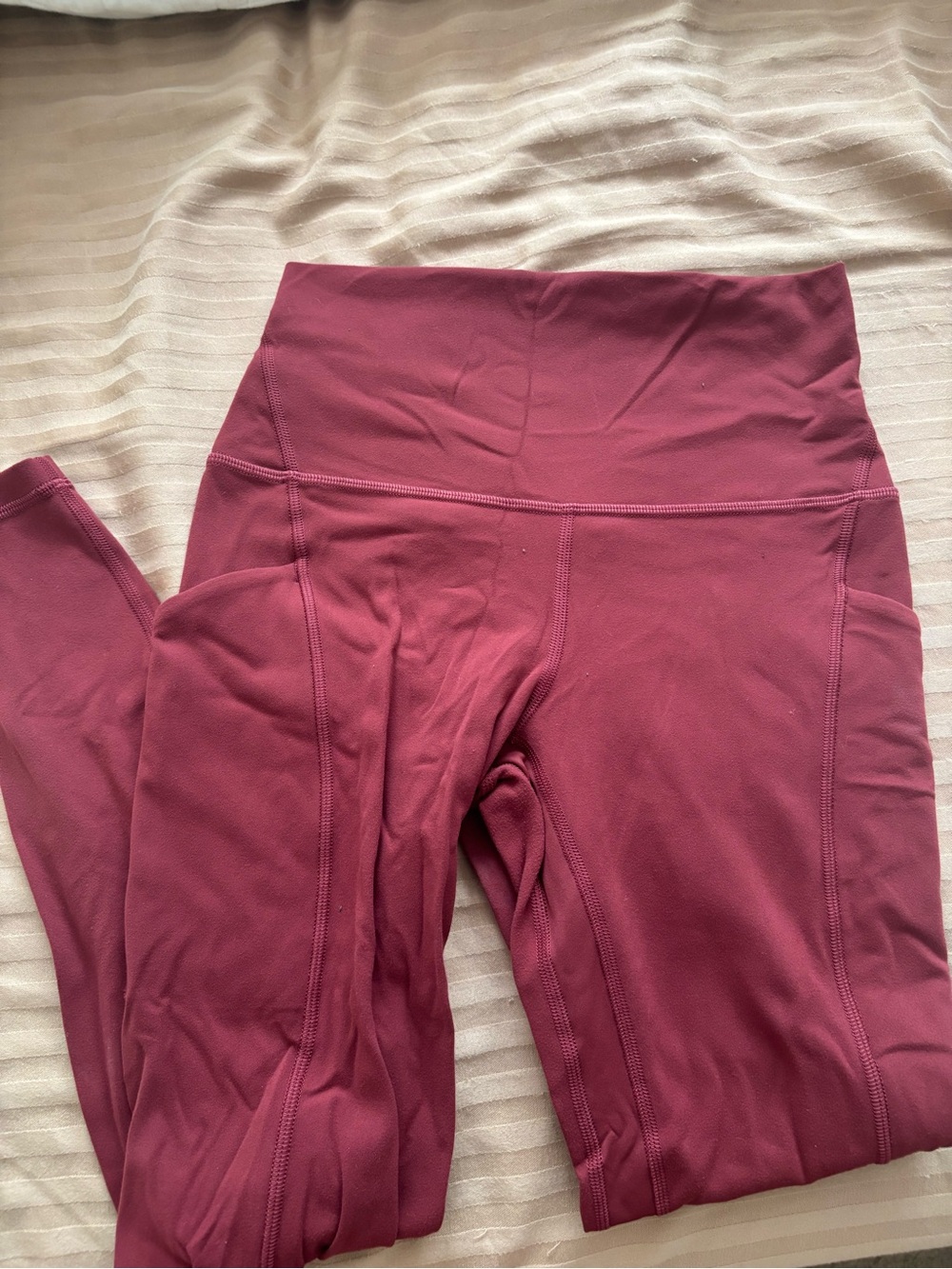 Lululemon Athletica High-Rise Crops with Pockets